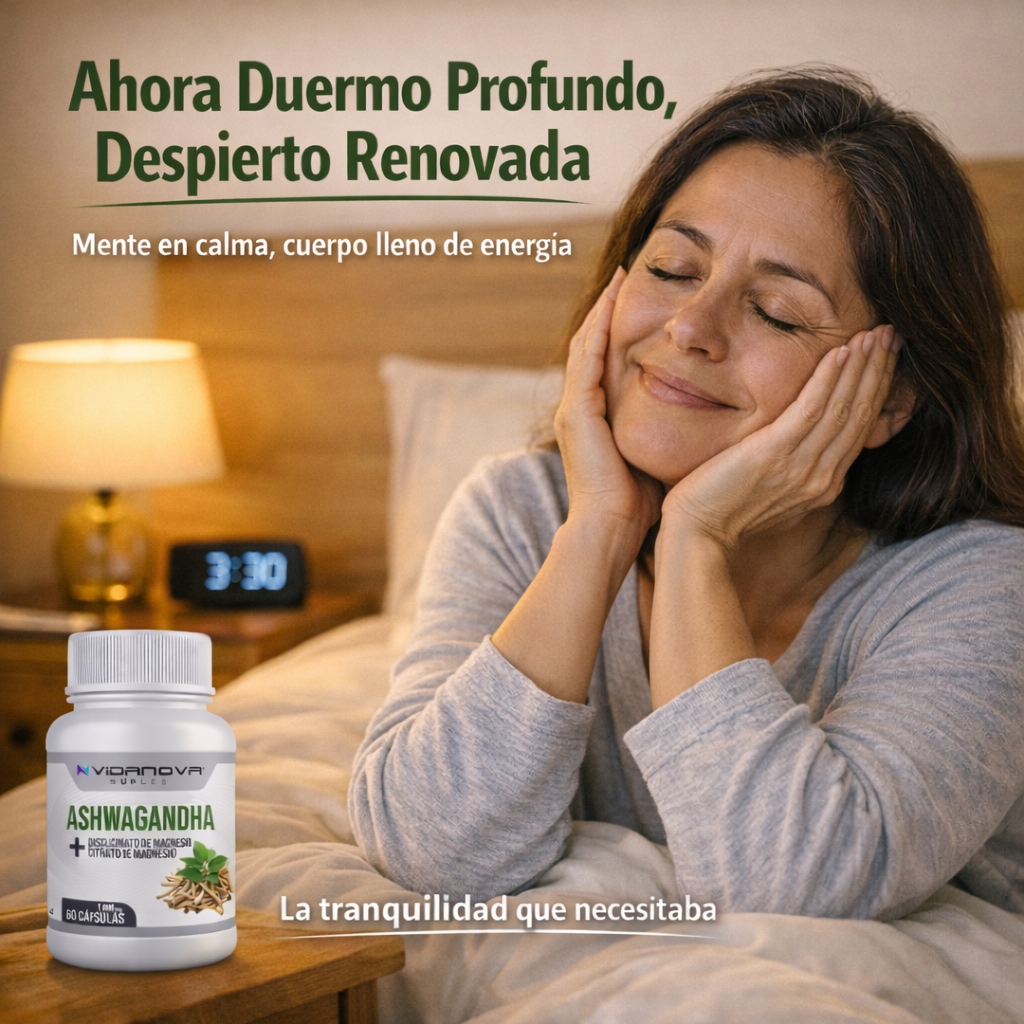 Ashwagandha + Magnesio | Calma mental y sueño profundo